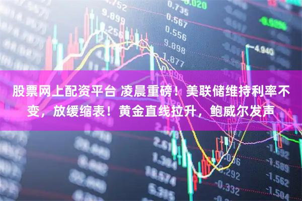 股票网上配资平台 凌晨重磅！美联储维持利率不变，放缓缩表！黄金直线拉升，鲍威尔发声
